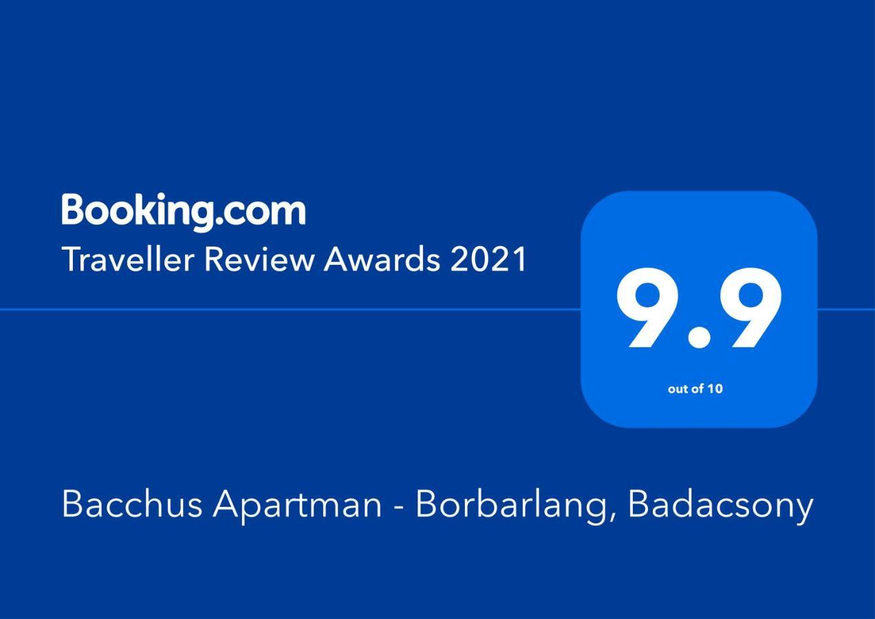 Bacchus Apartman - Borbarlang, Badacsony Badacsonytomaj Ngoại thất bức ảnh